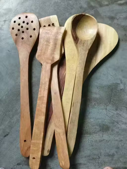Wooden Spoon Set (Set of 7)