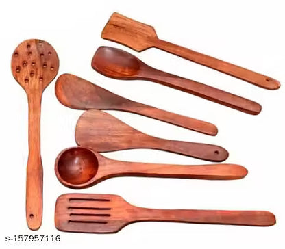 Wooden Spoon Set (Set of 7)