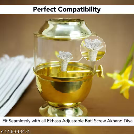 Diya Batti for Akhand Jyot (Pack of 10)