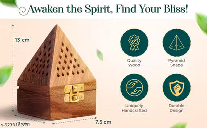 Wooden Incense Holder (Set of 2)