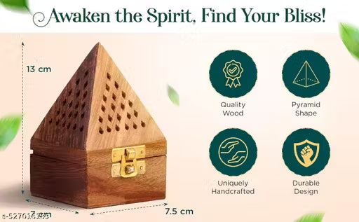 Wooden Incense Holder (Set of 2)