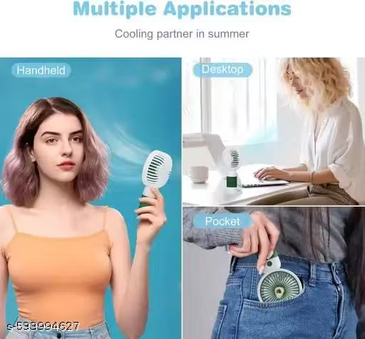 Handheld Mini Fan (Pack Of 2)