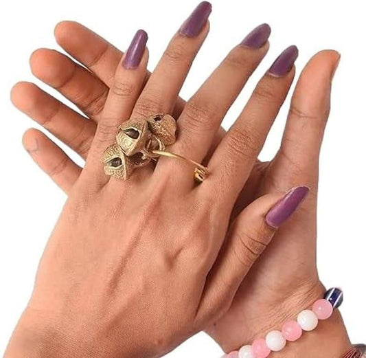 Clapping Brass Finger Ring (Pair of 1)